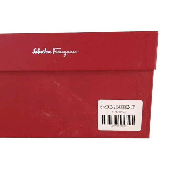 Salvatore Ferragamo Dion Slip On Sneaker Size 43.5 10.5 EE Mens Black $595 - Picture 13 of 16